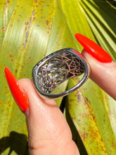 Load image into Gallery viewer, Rainbow Multistone Sterling Silver Ring Size 8.5
