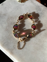Load image into Gallery viewer, Vintage Gold Plated Costume Bracelet 7.25”
