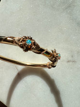 Load image into Gallery viewer, Opal 14k Gold Bangle Bracelet 6.25”
