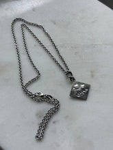 Load image into Gallery viewer, Vintage Cat Charm Necklace 20”
