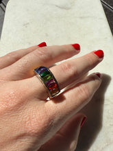 Load image into Gallery viewer, Rainbow Gold Vermeil Ring Size 7.25
