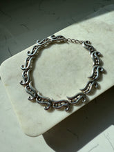 Load image into Gallery viewer, Vintage Mexican Sterling Silver Collar Necklace 15”
