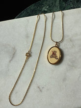 Load image into Gallery viewer, Vintage Teddy Bear Gold Plated Necklace 24”
