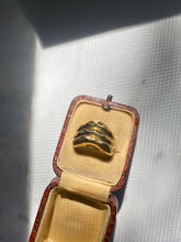 Load image into Gallery viewer, Wavy Ribbed Gold Vermeil Ring
