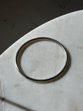 Load image into Gallery viewer, Vintage Etched Sterling Silver Bangle Bracelet
