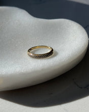 Load image into Gallery viewer, Pavé Set Diamond 10k Gold Ring Size 6.75
