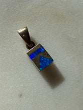 Load image into Gallery viewer, Opal Inlay Sterling Silver Pendant
