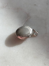 Load image into Gallery viewer, Oval Locket Sterling Silver Spring Ring Charm
