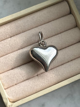 Load image into Gallery viewer, Vintage Sterling Silver Heart Pendant
