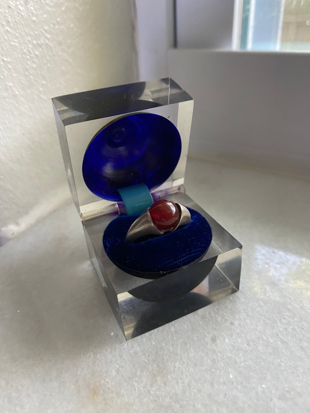 Carnelian Sterling Silver Ring
