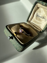 Load image into Gallery viewer, Natural Ruby Sterling Silver &amp; 14k Gold Ring Size 6.25
