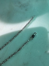 Load image into Gallery viewer, Italian Byzantine Solid Sterling Silver Chain 24”
