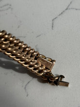 Load image into Gallery viewer, Antique 1/20 12k Gold Fill Curb Bracelet 8”

