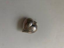 Load image into Gallery viewer, Etched Sterling Silver Bubble Heart
