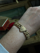 Load image into Gallery viewer, Vintage WWII Era Sweetheart Expansion Bracelet
