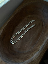 Load image into Gallery viewer, Italian Sterling Silver Cuban Link Bracelet 7.75”

