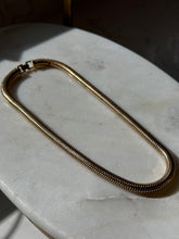 Load image into Gallery viewer, Midcentury 1/20 12k Gold Fill Snake Chain 15”
