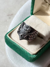 Load image into Gallery viewer, Bat Sterling Silver Ring Size 9.25
