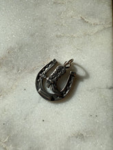 Load image into Gallery viewer, Horseshoe Sterling Silver Charm
