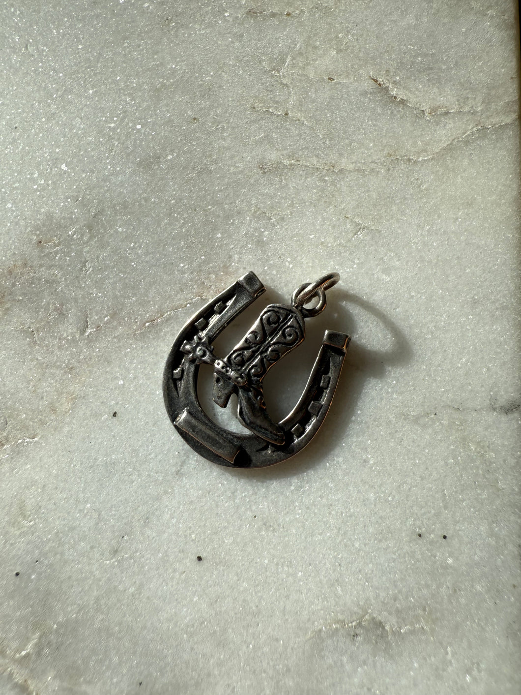 Horseshoe Sterling Silver Charm