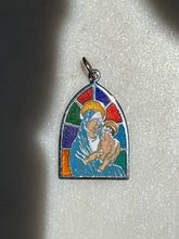 Load image into Gallery viewer, Sterling Silver Madonna &amp; Child Charm
