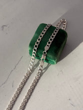 Load image into Gallery viewer, Italian Vintage Cuban Link Sterling Silver Chain 20”
