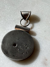 Load image into Gallery viewer, Vintage Pink Enamel Sterling Silver Pendant
