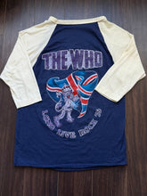 Load image into Gallery viewer, Vintage 1970s The Who Raglan Band Shirt
