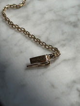 Load image into Gallery viewer, Vintage 14k Gold Emerald Bracelet 7.5”
