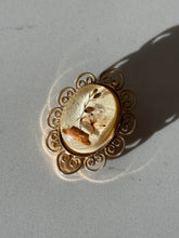 Load image into Gallery viewer, Vintage Gold Plated Costume Jewelry Brooch
