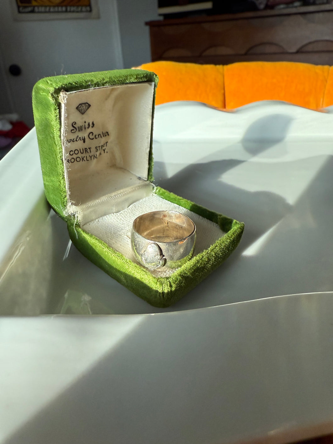 Vintage 1940s Sterling Ring Size 8