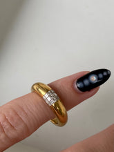 Load image into Gallery viewer, 18k Gold Invisible Set Diamond Ring
