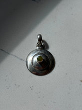 Load image into Gallery viewer, Green Gummy Sterling Silver Pendant
