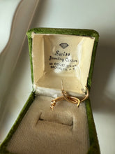 Load image into Gallery viewer, Natural Diamond 14k Yellow Gold Half Hoops
