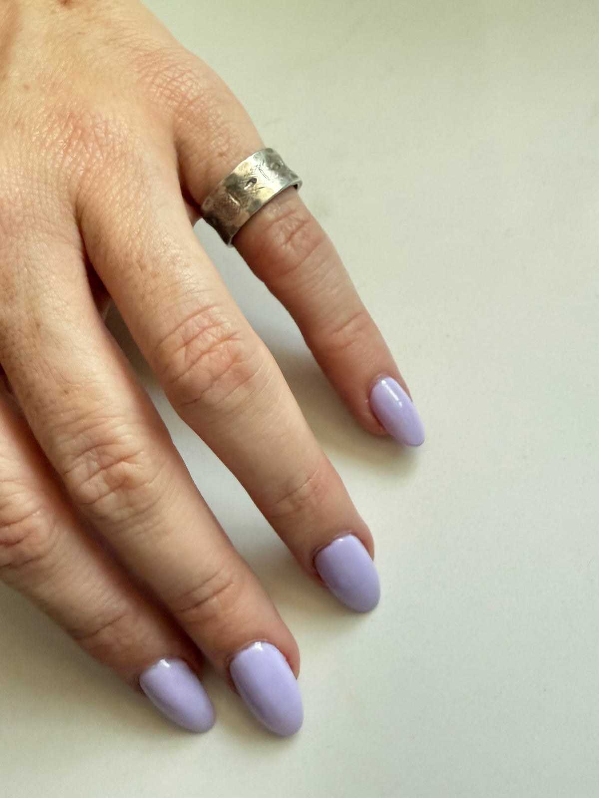 Thick Width Sterling Silver Band