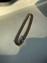 Load image into Gallery viewer, Gold Vermeil Cuban Link Bracelet 8”
