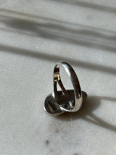 Load image into Gallery viewer, Vintage Purple Copper Turquoise Sterling Ring Size 10.25
