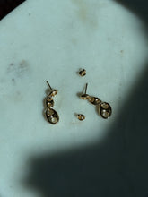 Load image into Gallery viewer, Gold Vermeil Puffy Mariner Earrings
