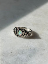 Load image into Gallery viewer, Vintage Opal Sterling Silver Ring Size 8
