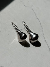 Load image into Gallery viewer, Mexico Vintage Sterling Silver Large Teardrop Earrings
