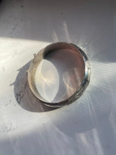Load image into Gallery viewer, Etched Floral Sterling Silver Cuff Bracelet

