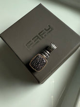 Load image into Gallery viewer, Effy Sterling Silver &amp; 14k Gold Diamond Pendant
