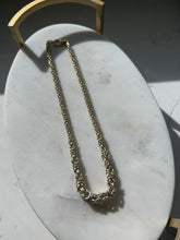 Load image into Gallery viewer, Graduated Byzantine Gold Vermeil Chain 18”
