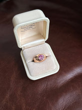 Load image into Gallery viewer, Vintage 1970s Soviet USSR Pink Sapphire 14k Gold Ring
Size 6.75
