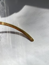 Load image into Gallery viewer, Italian Hammered Gold Vermeil Solid Omega Torque Chain Necklace
