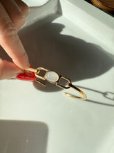 Load image into Gallery viewer, Gold Vermeil Moonstone Cuff Bracelet
