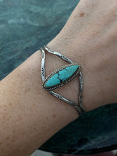 Load image into Gallery viewer, Turquoise Sterling Silver Cuff Bracelet
