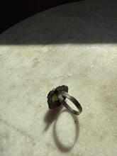 Load image into Gallery viewer, Cowrie Shell Sterling Silver Ring Size 7
