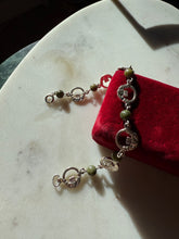 Load image into Gallery viewer, Hearts of Claddagh Sterling Silver Bracelet 7.5”
