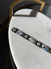 Load image into Gallery viewer, Vintage David Anderson Enamel Sterling Bracelet
